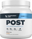 Transparent Labs Post - post-workout Recovery Muscle Builder w/L-Glutamine, Creatine Monohidrat, & Carnipure L-Carnitine L-Tratrate pentru Recuperare Muscle & Building - 30 Servings, Orange
