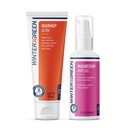 Wintergeen pachet de antrenament: Gel de magneziu și lotiune de antrenament pentru pre-workout și post-workout, Rub musculare pentru antrenament și Gel de magneziu pentru cramps picior