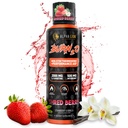 ALPHA LION Burn2O L-Carnitina lichid 2000mg, Premium lichid Fat Burner & Pre-Workout Supliment pentru barbati si femei - Natural Energy & Metabolism Booster pentru pierderea in greutate - ShredBerry
