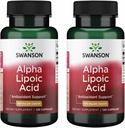 Swanson Alpha Acid lipoic - Supliment natural de susținere niveluri de tensiune sanguină sănătoasă deja într-un interval normal - promovează metabolismul carbohidrat - (120 capsule, 100 mg fiecare) (2 ambalaj)