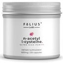 FOLIUS LABS Clean Label N-Acetyl L-Cysteine (NAC) 600 mg Supliment 
