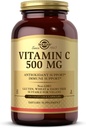 Solgar Vitamina C 500 mg, 250 Capsule vegetale - Antioxidant și suport imun - Sănătate generală - Sprijină Skin & Joints sănătoase - Non-GMO, Vegan, Gluten Free, Kosher - 250 Serviri