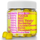 Gume de zahăr Gratuit Gumries Gumies cu crom Picolinat TUDCA NAC Organic Ceylon Cinnamon lapte Thistle Berberine 