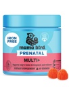 Cel mai bun Nest Wellness Mama Bird Prenatal Multi Plus - Supplement de îngrijire prenatală susține creierul și sănătatea digestivă - Vegan Multivitamine cu metilfolat & More - Căpșuni, 60 Gumries (30 Servings)