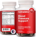 Suplimentul de suport al tensiunii arteriale cu Hawthorn, Hibiscus & Extract de usturoi 
