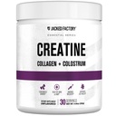 Creatura Fabrica Jacked pentru femei - Creatină Monohidrat cu Colagen + Colostru pentru a sprijini performanța de antrenament, Lean musculare de creștere, păr sănătos, piele, & unghii - 30 Serviri, Nearomat