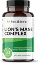 Extract complex de ciuperci cu corpul de fructe coama Lion - 100% pastile de energie naturale și eficiente - creier, concentrat Supliment, Stimulează mood, și creativitate - 60 capsule de sprijin imun