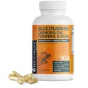 Bronson Glucosamine Chondroitin Turmeric & MSM Advanced Joint & Cartilage Formula, Sprijină Articulații sănătoase, Mobilitate & Cartilage - Non-GMO, 360 Capsule