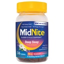 MidNite Deep Sleep Extra Forest, 10 mg Melatonin Sleep Aid, non-Habit Forming, Herbal Dietary Supplement for Adulți, Drog-Free, Gluten-Free, Lactoză-Free, Vegetarian-Friendly, 36 Gummies