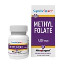 Superioara sursa de metil Folate 1000 mcg - Suplimentul Folate pentru femei şi bărbaţi - Folat metilat Supplement sprijină sistemul nervos sănătos şi celulele roşii sanguine - 60 comprimate sublinguale de dissolvire