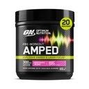 Optimum Nutrition Amped Pre-Workout, cu Citrulline, Beta-Alanină, Nootrops și 300mg de Cafeina pentru Energie, Berry Fusion, 20 Serviri (Packaging May Vary)