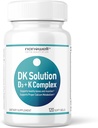 NANOWELL DK Solution Vitamin D3 2000 IU (50 mcg) + K Complex - Dietary Supplement for Bone, Muscle and Immune Health Support - 120 Softgels, 120 Day Supply