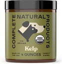 Produse naturale complete Pulbere organică Kelp pentru animale de companie - 4oz - Pur organic Kelp pulbere