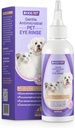 HICC PET Dog ochi picături 5.1 fl oz picături ochi pentru câini și pisici Vet-recomandat câine tratament infecție ochi pentru a Soothe infecție alergie, liniște ochi uscat ochi roz, Pet Tear Stain Cleaner
