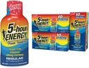 5 ore de energie Shots Putere regulata, Aroma Berry, 30 Conte, 1.93 Fl Oz, Zahar Free, Zero Calorii, Amino Acidi si Vitamine esentiale B, Supliment alimentar, Feel Alert si Energized, 200 mg Cafeina