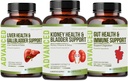 Rinichi curata Detoxifiere & Reparatii si suport pentru vezica urinara- Supliment de sprijin pentru rinichi Restaurare cu Chanca Piedra,Cranberry, Juniper Berries pentru Dezintoxicare renala si Bladder Health.60 Day Supply