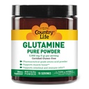 Country Life Glutamina pulbere pură - 5000 mg L-glutamină - tesut muscular, sanatate, suport imunitar - Gluten-Free Certified - Ideal Pre/Post Workout Amino Acid Supliment, 55 Serviri, 9.7oz