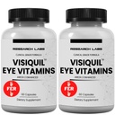Cercetare Labs Eye Vitamine îmbunătățită Absorbție AREDS 2 Plus Formula 20mg Lutein, 10mg Zeaxantină, Bilberry, Eyebright, Zinc, ALA, Querbetin & alte ingrediente dovedite pentru a combate probleme oculare