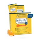 Cercetari nutritionale Liposomal Glutationa (450 mg) Lichid Gel + vitamina C - Tri-Fortifica - Ajutor Energie Naturala, Suport Imun si Detox - Cercetat clinic pentru absorbtie, Orange (20 Pachete)