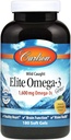 Carlson Elite Omega-3 Gems, Norvegian, 1, 600 mg Omega-3s, Soft Gels, 180 Conte