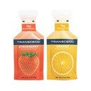 Transcend Foods Strawberry + Orange Gels (1.1 oz, Pack of 10) Rapid-Actionare Carb Gel Căpșuni și Orange Flavor 