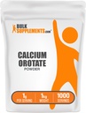BulkSupplements.com Pulbere de orotat de calciu - Suplimentul de calciu, Biodisponibilitatea ridicată - Fără aromă și gluten, 1g per Serving, 1kg (2,2 lbs) (Pachet de 1)