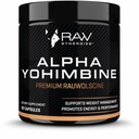 Sinergii RAW Alpha Yohimbine - Suplimentul de suport pentru fitness pentru energia de lungă durată, Alert Minte și suport metabolic de sănătate - Supliment curat, natural - 60 capsule