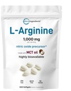Micro Ingrediente L-Arginine 1000 mg cu ulei MCT, 300 Softgels  