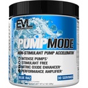 EVL PumpMode Oxid de azot - Pompă de oxid de azot Pre Praf de antrenament cu Glicerol și Betaină pentru Recuperare musculară și Perseverență - Stim Free Pre Workout Drink (Blue Raz)