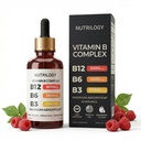 Complex de vitamina B pentru barbati si femei - Riboflavin B2, B3, B5, B6, B12 Suplimentul B-complex - Durere nervoasa, energie, Brain & Heart Support - Made in USA, 60 Serviri