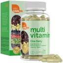 Zahler - One Daily Vegan Multivitamine pentru femei si barbati (conte) Multivitamine Kosher - Vitamine esentiale si minerale cu alimente integrale Spectra Blend - Vitamine vegetariene si Vegane pentru adulti