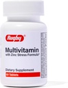 Rugby Multivitamine cu formula de stres zinc - Supliment alimentar - 60 comprimate