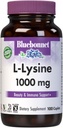 BlueBonnet L-Lysine 1000mg Suplimentul Aminoacidi esenţiali - Suplimente de suport imun şi colagen pentru femei şi bărbaţi - non-GMO, Vegan & Gluten-Free - 1000 mg L Lysina Per Serving - 100 Caplete
