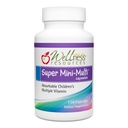 Super Mini-Multi - Capsulele multivitaminei pentru copii cu Folat de metil, B12 metil şi vitamina B pentru creştere, focalizare, sănătate cerebrală (120 capsule)