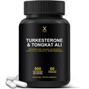 HUMANX Turkesteron & Tongkat Ali 900mg - Susţine energia, rezistenţa şi recuperarea musculară şi creşterea - Turkesteron Supliment - Tongkat Ali Supliment - extract de Jack lung (Eurycoma Longifolia)