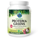 Întreg Pământul și Marea de la factorii naturali, proteine și verzi fermentate organice, supliment alimentar întreg Vegan, tropicale, 1lb 7.3 Oz