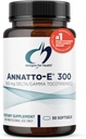 Design-uri pentru sănătate Annatto-E 300 mg Tocotrienols - DeltaGold Vitamina E Supliment complex cu Delta + Gamma Tocotrienols - Cardiovasculare, Aging sănătos + Suport antioxidant - Non-GMO (30 Softgels)
