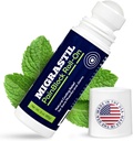 Basic Vigor Migrastil PainBlock Roll-On, 3 oz - Topical Roll-On pentru dureri musculare, cramps, Joint & Nervi Discomfort. Funcționează foarte bine pe Umeri, Gât, Picioare, Genunchi, Picioare, Înapoi, Coate, Hips, Etc.