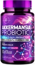 Akkermansia Muciniphila Supliment Probiotic - 2 Miliarde AVU Probiotice vii tulpina pentru bărbați și femei - Sprijine Digestive intestinale și sănătate gut - eliberare întârziată, suport natural GLP-1 - 60 capsule