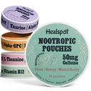 Nootropic Caffeine Poches, Poches de energie cu 50mg Caffeine 