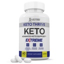 Keto Thrive Keto ACV Pastile extreme 1675MG Keto suport Blend Capsule Alternative la Keto ACV Gummies Formulat cu Apple Cidru Oţet extra Virgin Olive Pulbere de ulei verde Ceai Leaf 60 capsule