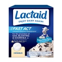 Lactaid Act Rapid Lactoza Intoleranţă Intolerabile cu Enzime de lactază naturală pentru prevenirea gazelor naturale, balonare şi diaree datorită sensibilităţii la lactoză, On-the-Go, Vanilla Twist Flavor, 60 x 1 ct