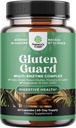 Enzime digestive gluten rapide pentru intoleranţă - enzime digestive gluten pentru femei şi bărbaţi pentru debloat cu DPP IV Blend Plus Lipase Amylase Bromelain pentru suport pentru sănătate şi digestiv - 60 Ct