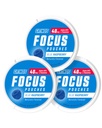 GRINDS focus pungi - naturale arovate cu ingrediente Nootropice - conține Alpha GPC și L-Theanină, zahăr-gratuit - 3 Pack, 18 pungi per cutie - zmeură albastră