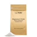 Ingrediente originale pure Citrat de magneziu (2lb) Supliment de magneziu, nearomate, se dizolvă ușor