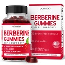 Berberine Gummie cu Ceylon Scorțișoară (1200 mg) Premium Berberine Ceylon Scorțișoară Supliment pentru adulți - Third-Party Testat, Non-GMO & Made in USA - 60 Count Chewable Gummies