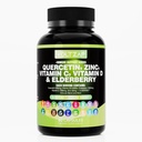 Querbetin Zinc Vitamina D Supliment Querbetin 1000 mg Zinc 50mg Vitamina C 1000mg Vitamina D 5000 UI Bromelain Marea Elderberry Moss pentru adulţi