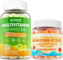 NEVASS Bundle - Femei & Men 50+ Multivitamine 1 ambalaj + D3 5000UI K2 120mcg