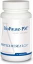 Biotics Research BioPause PM Timp de noapte Menopauză Suport Echilibru hormonal, Black Cohosh, Lemon Balsam, Passionflower, Promovează Relaxare și calm, Regulează Rhythms Circadian, Somn regulat 120Caps