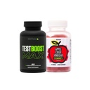 Sculpt Nation by V Shred Test Boost Max and Apple Cider Otegar Gummies Bundle